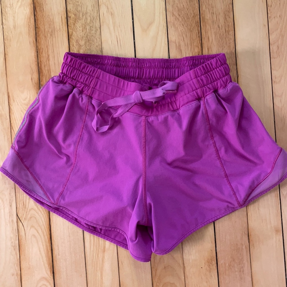 Lululemon Pink Hotty Hot Shorts - 2.5 inch
